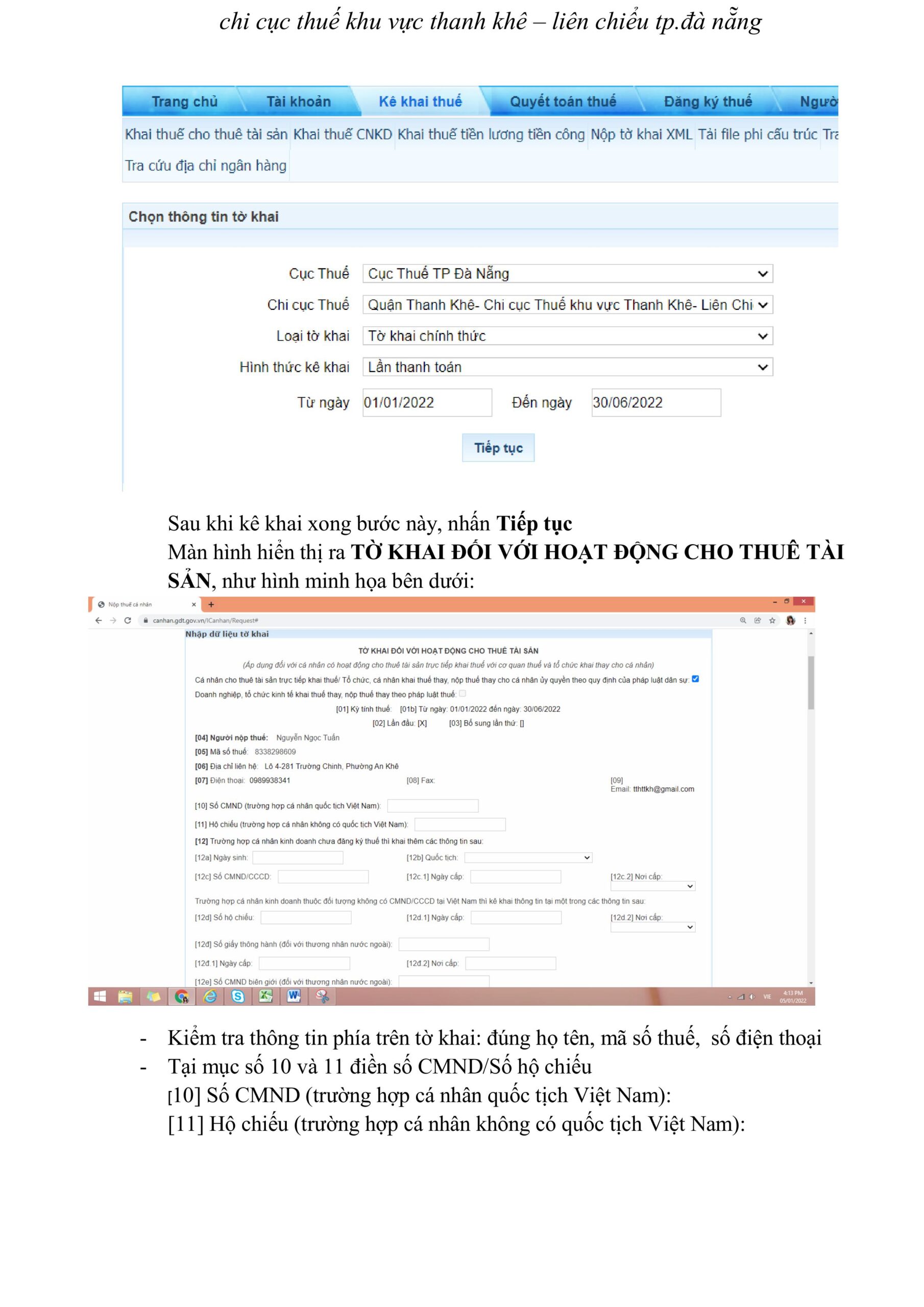 Hướng dẫn chi tiết kê khai tài sản qua mạng theo tt40 hình ảnh 3