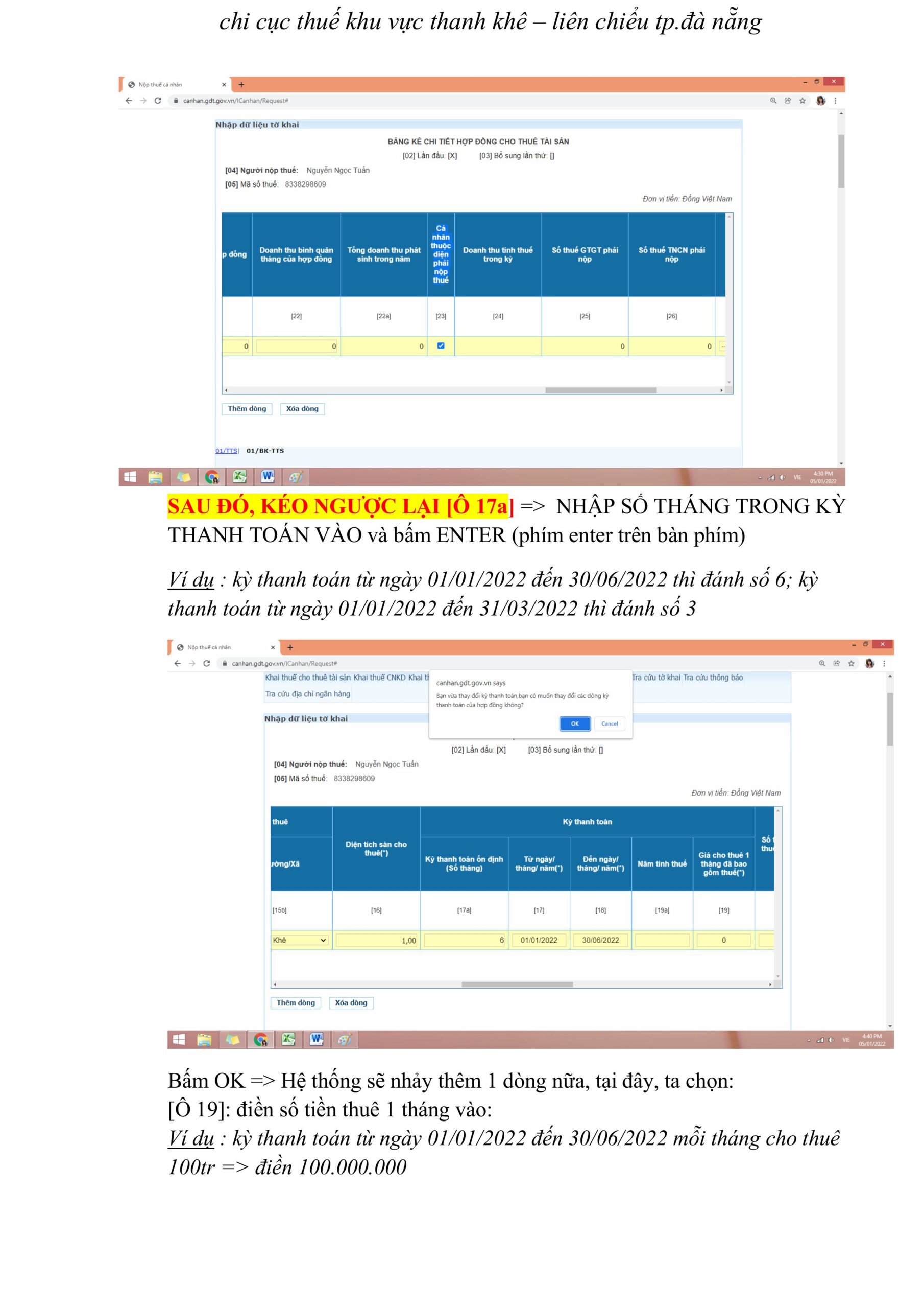 Hướng dẫn chi tiết kê khai tài sản qua mạng theo tt40 hình ảnh 7