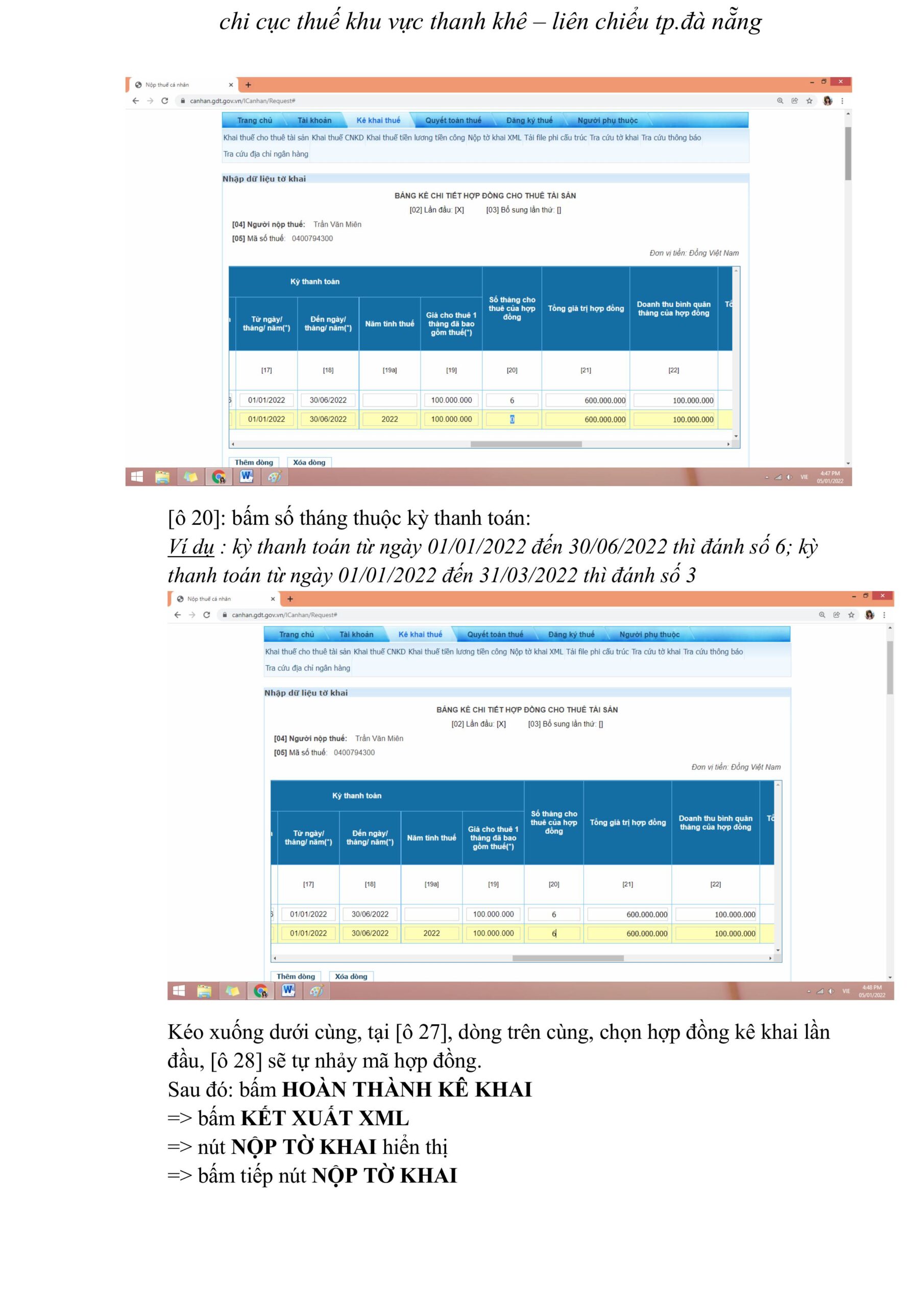 Hướng dẫn chi tiết kê khai tài sản qua mạng theo tt40 hình ảnh 9